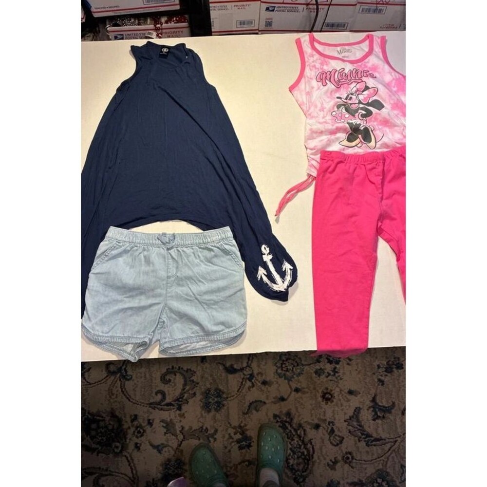 Girls size 10 : tanks: shorts & leggings